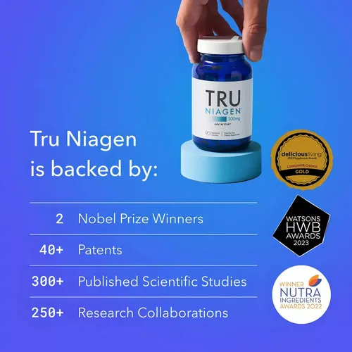 2025 Tru Niagen 300 Mg Potenciator Nad+ Anti-envejecimiento