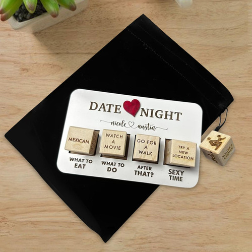 As Dados De Cita Nocturna Para Parejas Para Juegos De