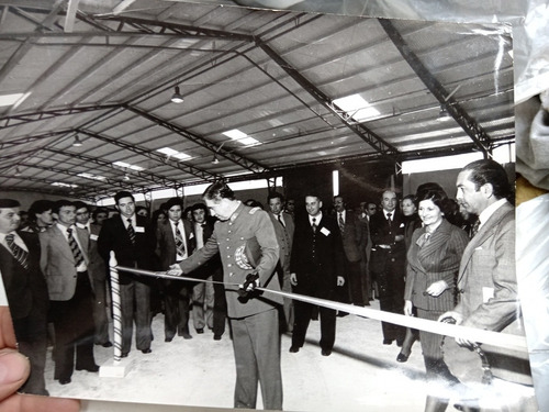 Foto Agusto Pinochet. Inauguración Craval 