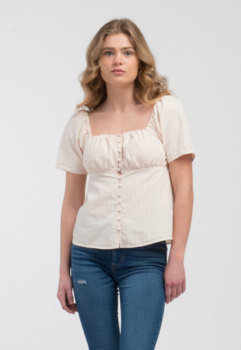 Camisa Mujer Lisa Naranjo Levis A1882-0003