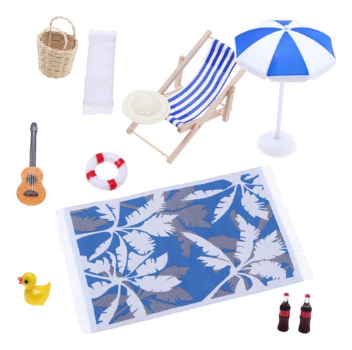 Beach Miniature Dollhouse Decoration Silla Toyes En