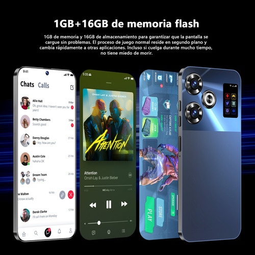 Teléfonos Inteligentes Android Baratos F6 Pro 6.6 Pulgadas Ram1gb Y Rom16gb