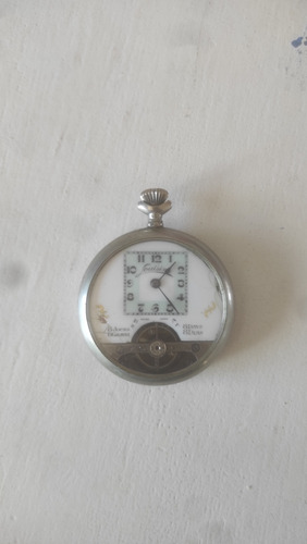 Reloj De Bolsillo Louisine (suiza) Ocho Días Cuerda (Usado)