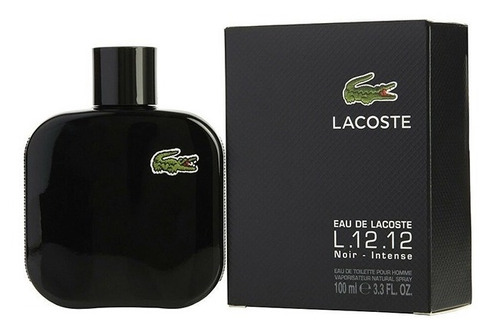 L.12.12 Noir Intense Lacoste Edt 100ml(h)/ Parisperfumes Spa