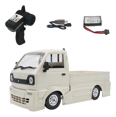 Camión De Carga Rc D12, Camioneta De Juguete A Escala 1/10