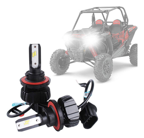 Paquete De 2 Bombillas Led Rzr Mejoradas Para Faros Del...