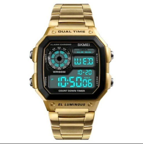Relogio Masculino Skmei 1335 Original Pulseira Em Aço