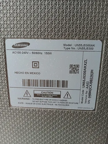 Cinta Flex T-con Tv Samsung Un55j5300ak Version: Aa03 (Usado)