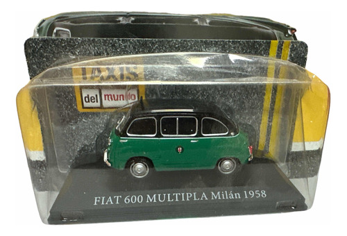 Fiat 600 Múltipla Taxi Milán 1958 Escala 1:43