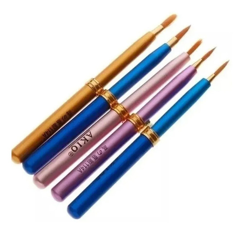 Imagen 6 de 8 de 3u Pincel Retractil Delineador De Labios