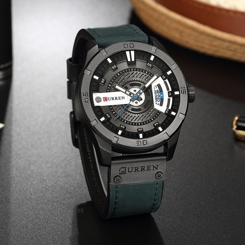Relógio Curren Masculino De Luxo 8301