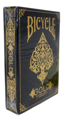 Baraja De Oro De Bicicleta Por Tarjetas De Justancias