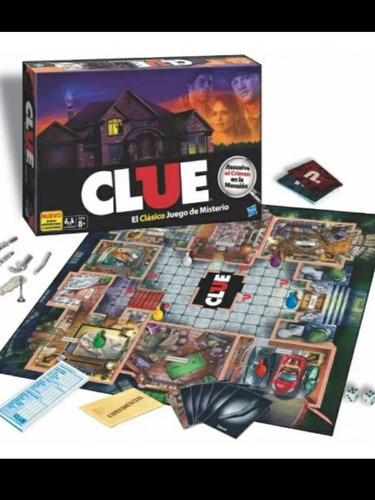 Juego De Mesa Clue Original Nuevo Hasbro Juguetes Niños 