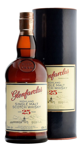 Imagen 5 de 10 de Whisky Glenfarclas 25 Años Single Highland Malt 700ml 43%alc