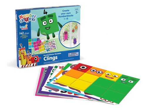 Set Adhesivos Reutilizables Numberblocks