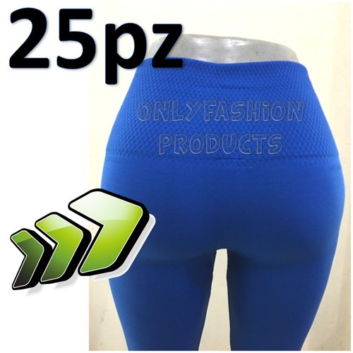 Lote 25 Leggins Termicos Faja Negocio Mayoreo Envio Gratis