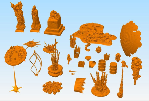 Efectos Visuales Especiales Fx Guerra - Archivos Stl - 3d