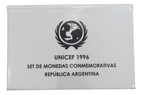 Set Monedas Conmemorativas Unicef 1996 S/ Monedas