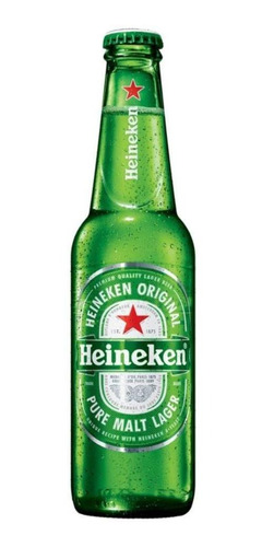 Imagem 1 de 1 de Pack Cerveja Heineken Long Neck Garrafa 330ml - 6 Unidades
