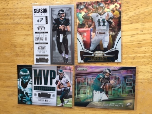 Carson Wentz 4 Tarjetas Especiales En 200