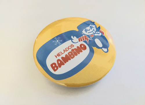 Botón De Helados Bambino, De Los 80s (Usado)