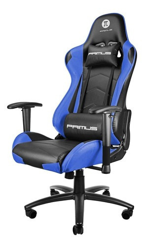 Silla Gamer Primus Thronos100 Reclinable Hasta 135° Azul Material del tapizado Fibras Mixtas