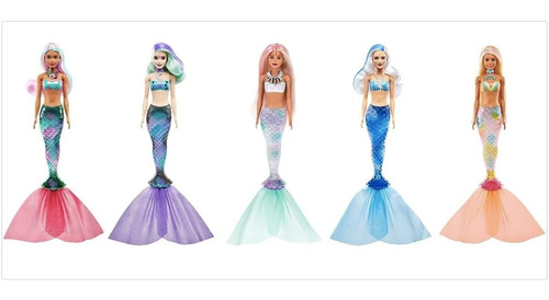 Barbie Color Reveal Serie 2 Con 7 Sorpresas Barbie Sirena