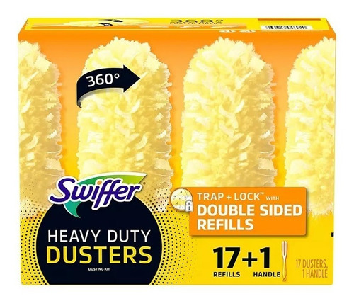 Swiffer Heavy Duty Plumeros Mango Mas 17 Repuestos 