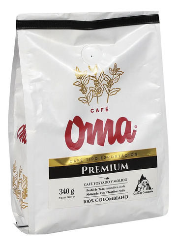 Café Oma Premium Tipo Exportación 100% Colombiano Molido