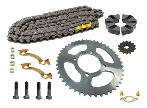 Kit Transmisión Yamaha Ybr 125 Completo Reforzado - Motomil