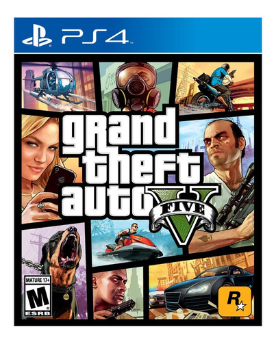 Imagen 1 de 6 de Grand Theft Auto V  Standard Edition Rockstar Games PS4 Físico