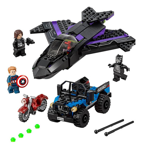 Juego De Construcción Lego Black Panther Ca 76047