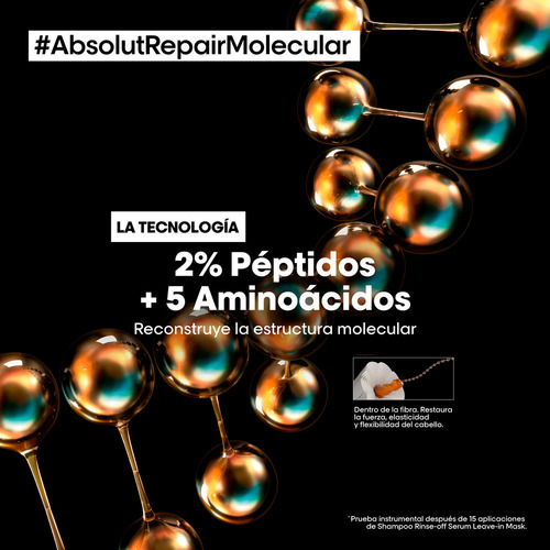 Absolut Repair Molecular Leave In Mask 100ml L'oréal