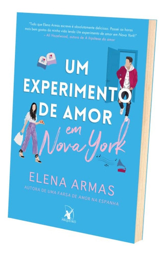 Um Experimento De Amor Em Nova York - Elena Armas - Arqueiro - Livro Físico
