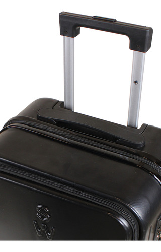 Maleta Cabina Tokio Negra Especial Porta Notebook Swiss Bag