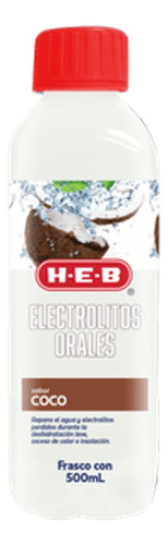 3 Piezas Electrolitos Orales Sabor Coco 500 Ml C/u Heb