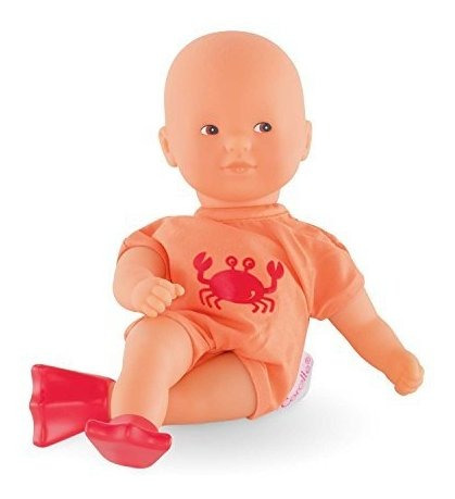 Corolle Mon Premier Poupon Mini Bath Orange Toy Baby Doll, R