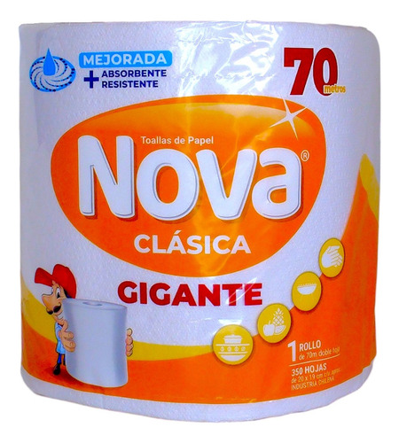 Nova Clasica Gigante 70 Metros Pack 8 Rollos