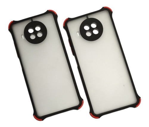 Carcasa Para Xiaomi Mi 10t Lite Borde Negro Antigol Prot Cam