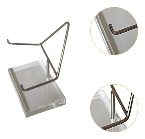 Metal Arm Stand Easel Rock Display Stand Espesor 2.5 Cm