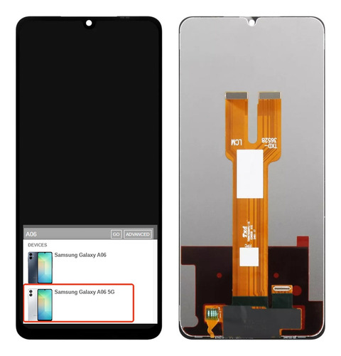 Srjtek Pantalla Táctil Para Samsung A06 5g Sm-a066b A066b/ds