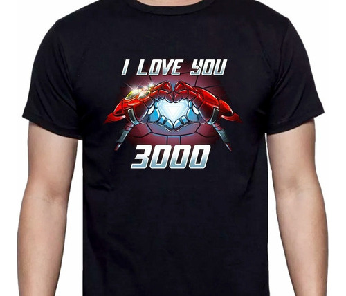 Iron Man - I Love You 3000 - Peliculas De Culto - Polera- Cy