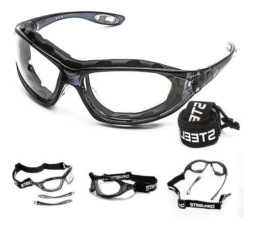 Gafas De Seguridad Steelpro X5 Lente Transparente Claro