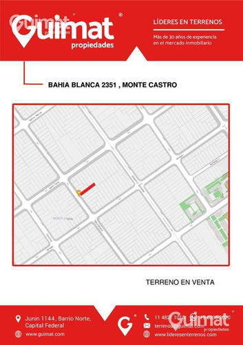 Imagen 2 de 11 de Terreno - Monte Castro - Lideres En Terrenos - Guimat Propiedades