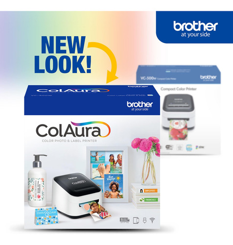 Impresora Brother Colaura Vc-500w Para Fotografías Y Etiquet