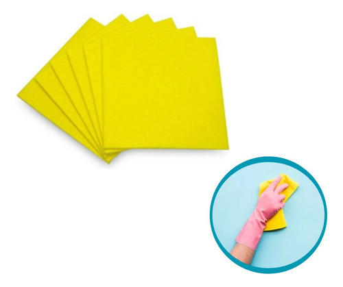 Paño Amarillo Multiuso Resistente X 12 Und.