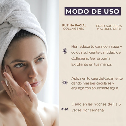 Imagen 6 de 7 de Gel Espuma Limpiador Facial 500ml Acido Salicilico Colageno