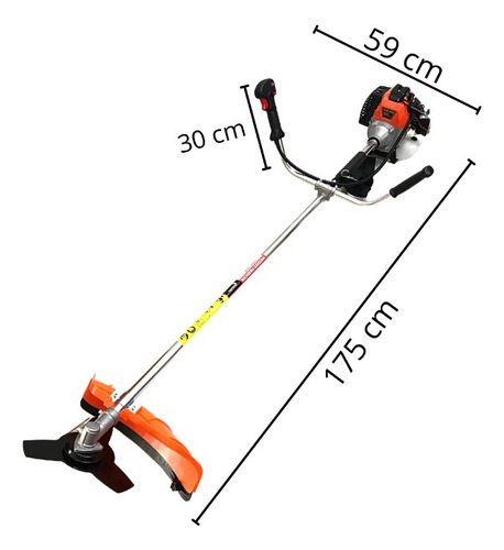 Roçadeira Gasolina Multifuncional 63cc 5x1 Enxada Rotativa