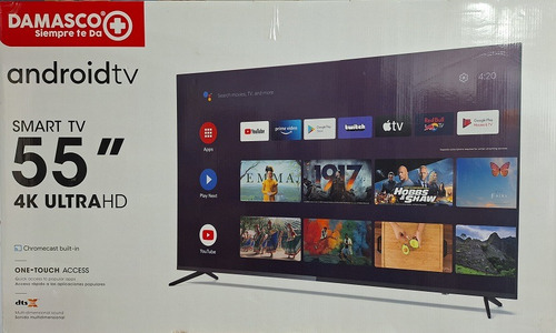 Televisor Smart 55 4k Uhd Damasco