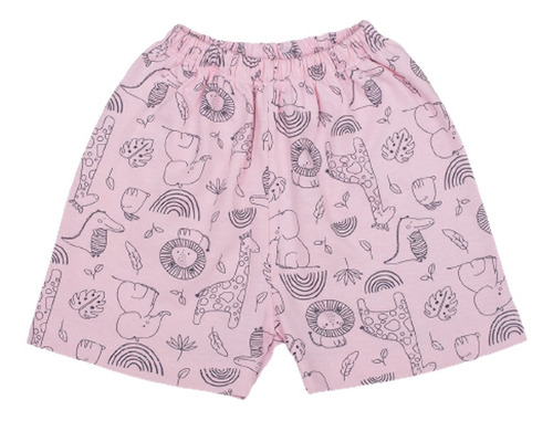 Pack 3 Short Verano Gamise 100% Algodon Estampado Bebe 